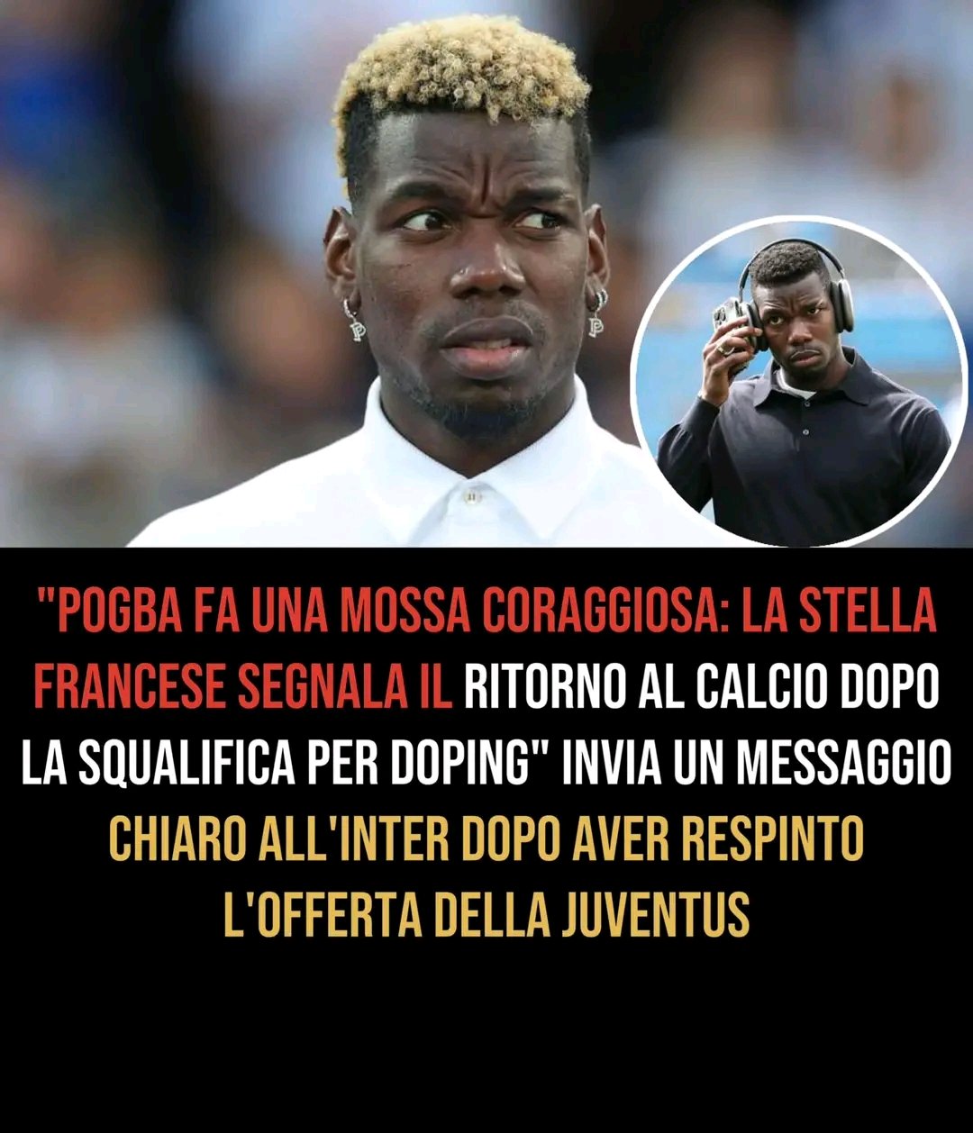 ULTIME NOTIZIE: “Paul Pogba ha inviato un messaggio chiaro ai club di Serie A, dichiarando la sua disponibilità a tornare in campo dopo aver respinto l’offerta della Juventus e spiegando le ragioni per cui non giocherà mai per il club.